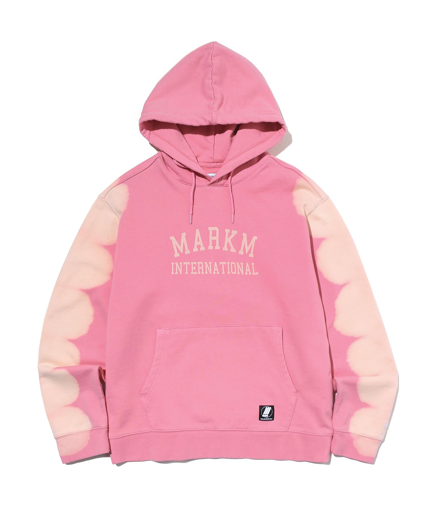 さらに100円引き◆MARKM◆Side-colored Hoodie MUSINSA公式 | MARKM SIDE TIEDYE HOODIE PINK
