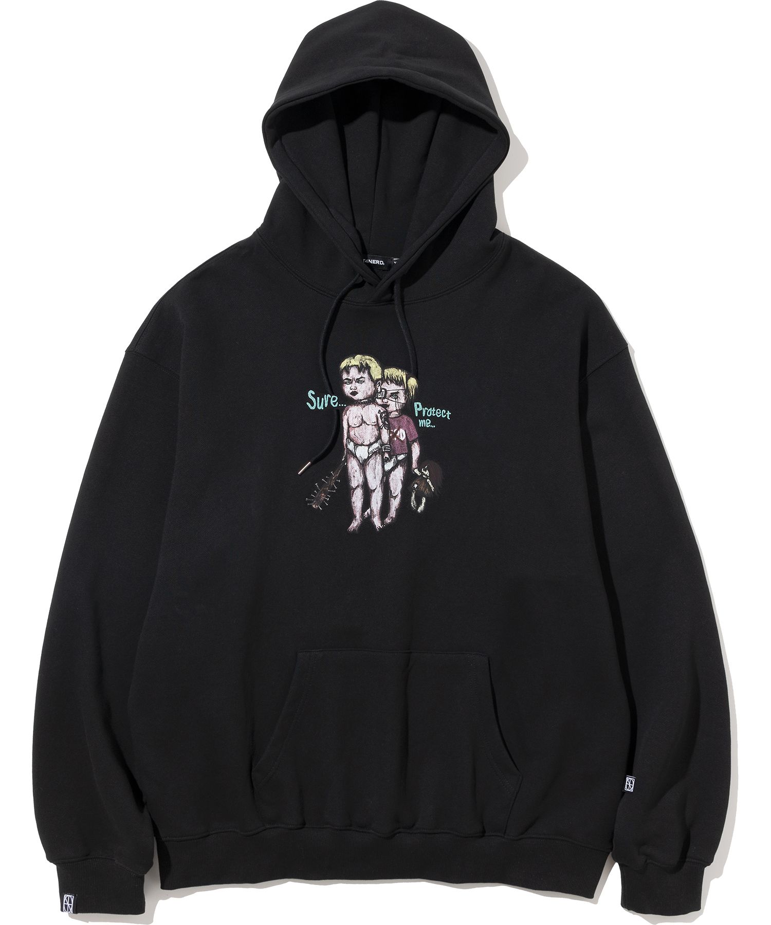 パーカー・フーディ NOT4NERD My Little Sister Pullover Hood Ivory HD042IV MUSINSA | NOT4NERD My Little Sister Pullover Hood - Black