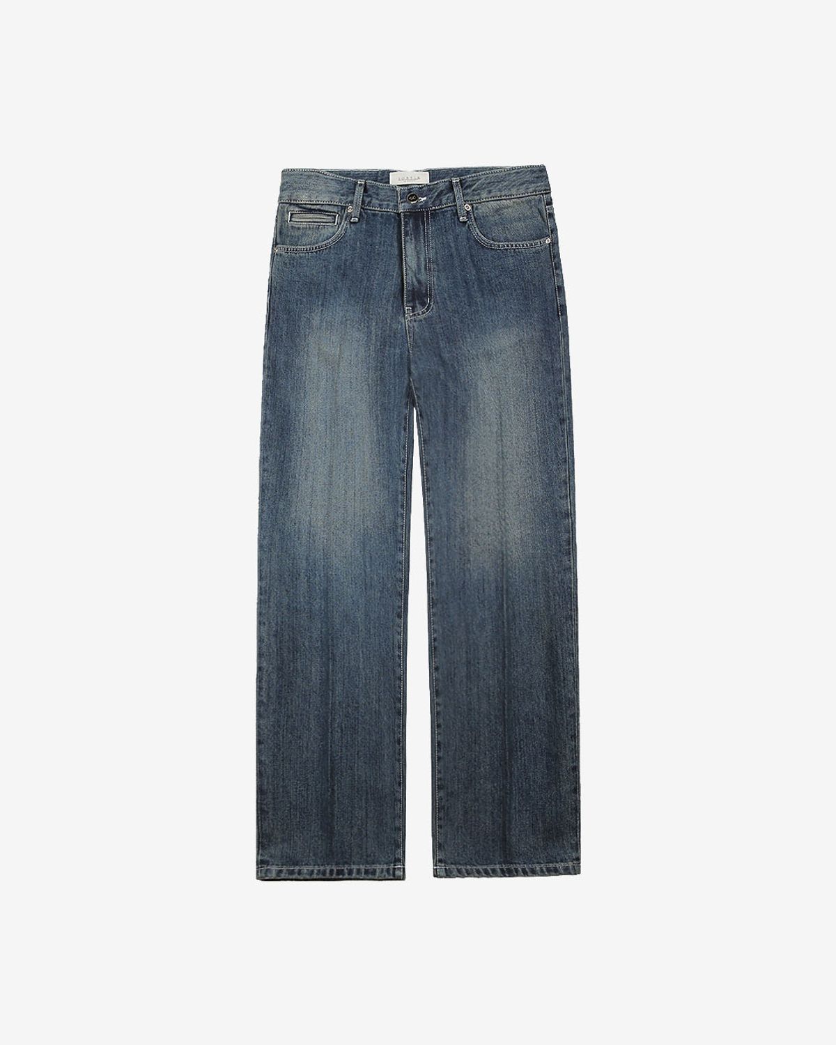 솔티(SORTIE) 505 Kaihara denim Jeans (Mid Blue)