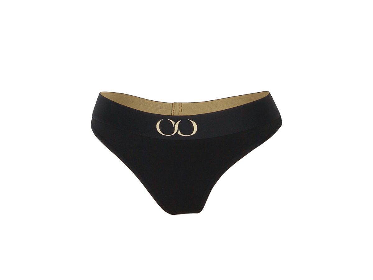 키세 언더웨어(QISE UNDERWEAR) 키랄 시그니쳐 여성 코튼 숑 블랙