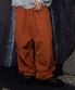 메탈 프론트 다트 팬츠 오렌지_조거팬츠가능