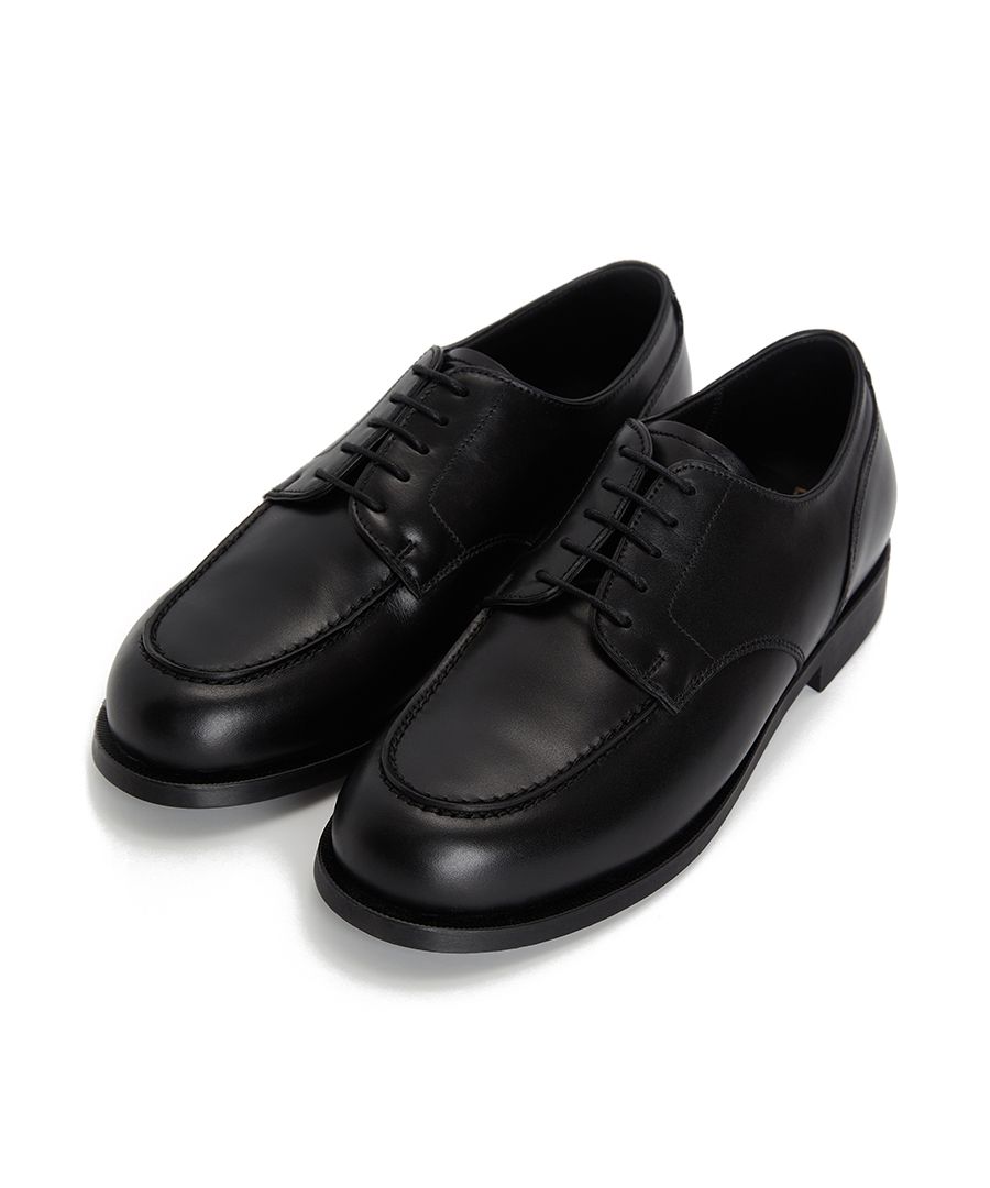 美品NUMBER (N)INE プレーントゥ ブラック 黒 27 ポストマン trippen｜ポストマン POSTMAN レザーシューズ 革靴 601-4572