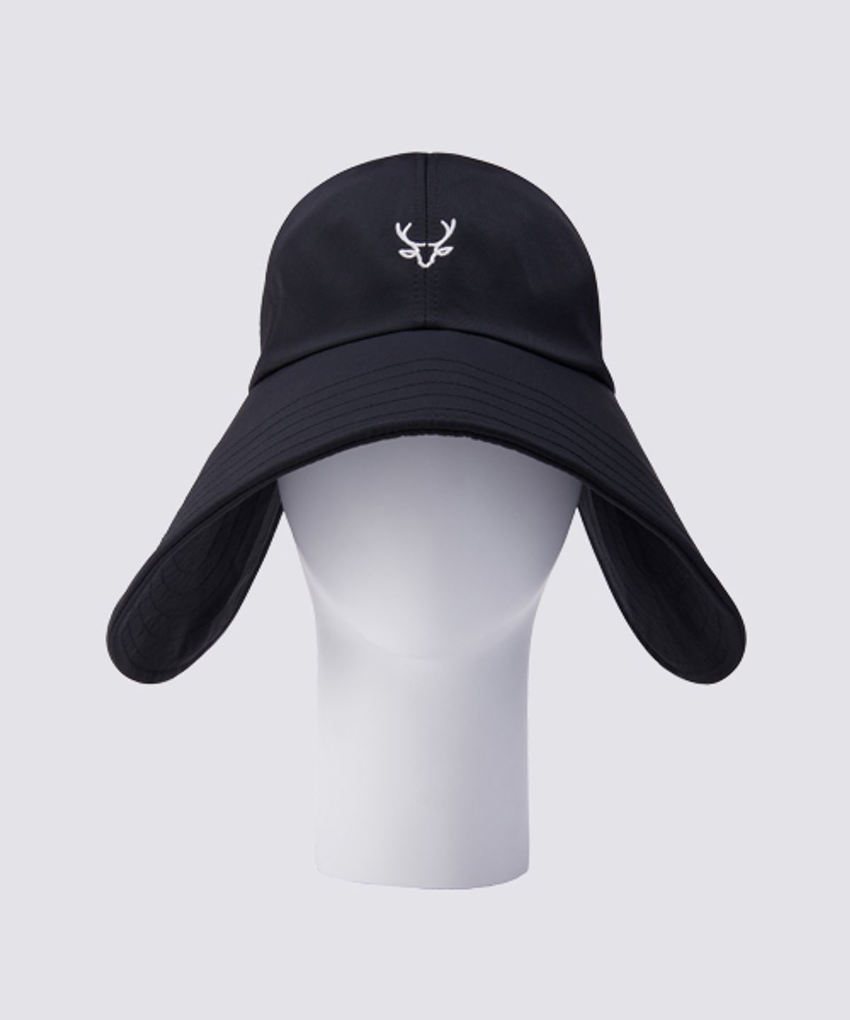 피아쁘(PIAP) 로고 버킷햇 블랙