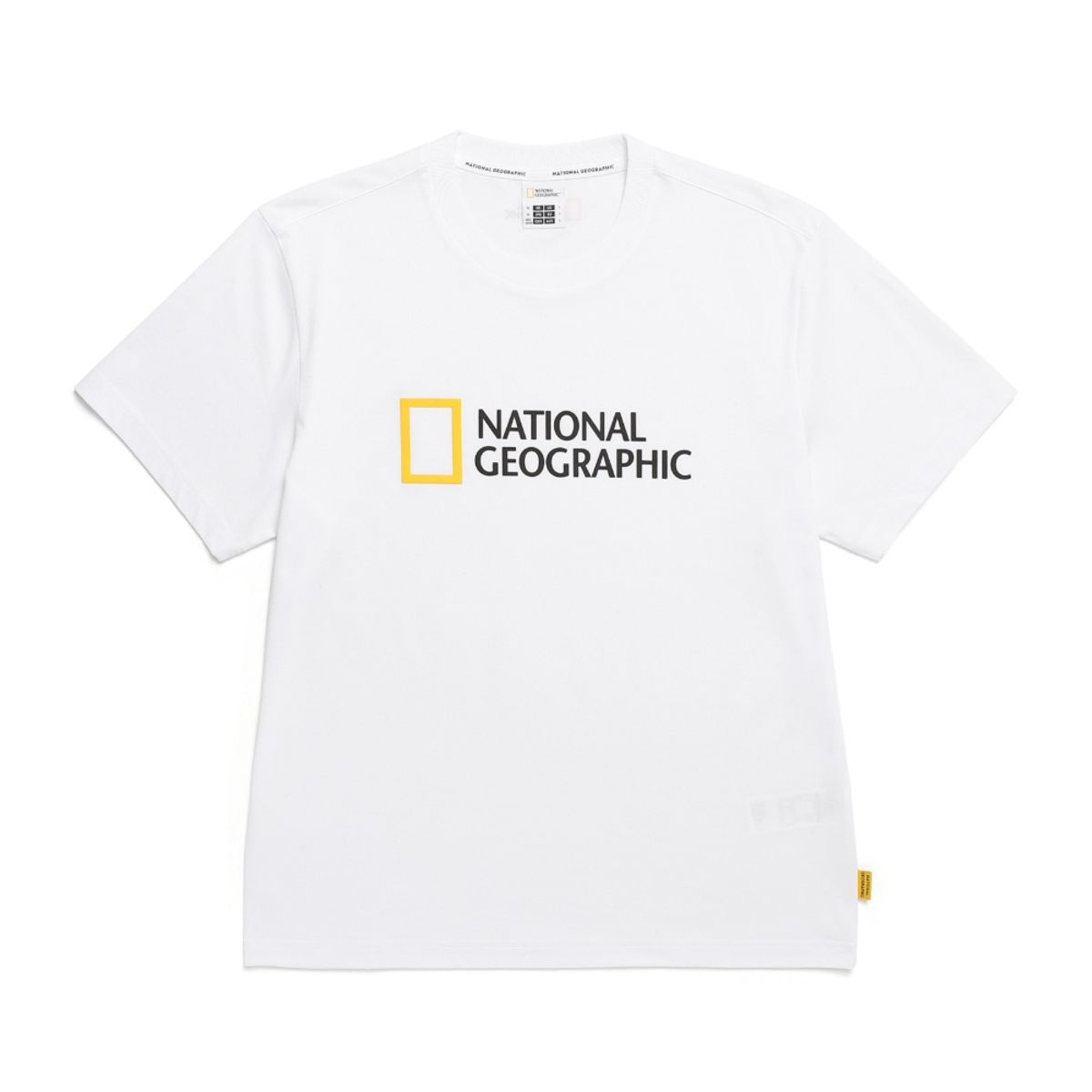 내셔널지오그래픽(NATIONALGEOGRAPHIC) N245UTS920 네오디 빅로고 반팔 티셔츠 WHITE