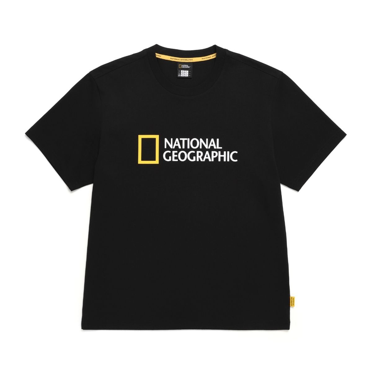 내셔널지오그래픽(NATIONALGEOGRAPHIC) N245UTS920 네오디 빅로고 반팔 티셔츠 CARBON BLACK