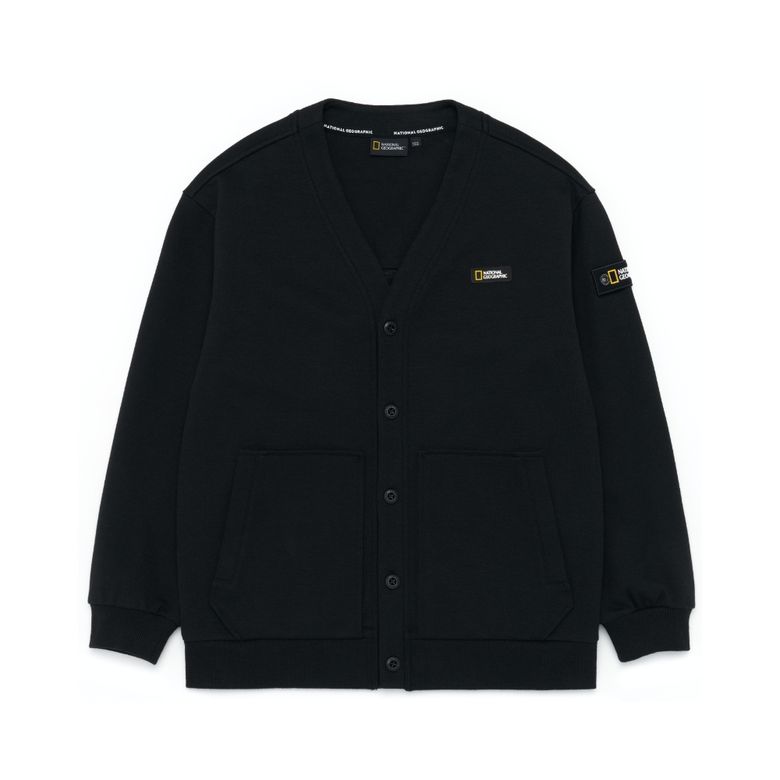 K221UCD910 저지 가디건 CARBON BLACK