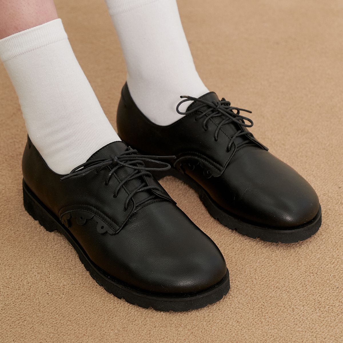 케리제이드(KERRIJADE) Flower Loafer_Black