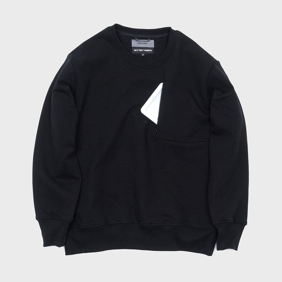 로이터로이터(LOITER LOITER) 20℃ T3O1 T-SHIRT / BLACK