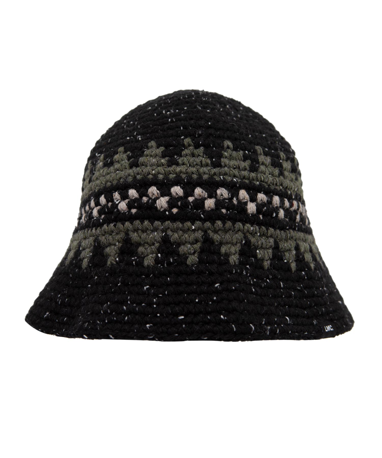 MUSINSA | LMC LMC SAWTOOTH CROCHET BUCKET HAT black