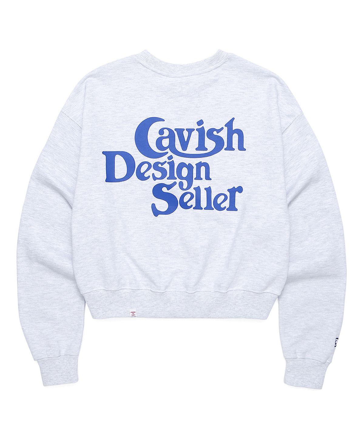 카비시(CAVISH) W SELLER LOGO SWEATSHIRT LIGHT GREY(CV2CSFM466A)