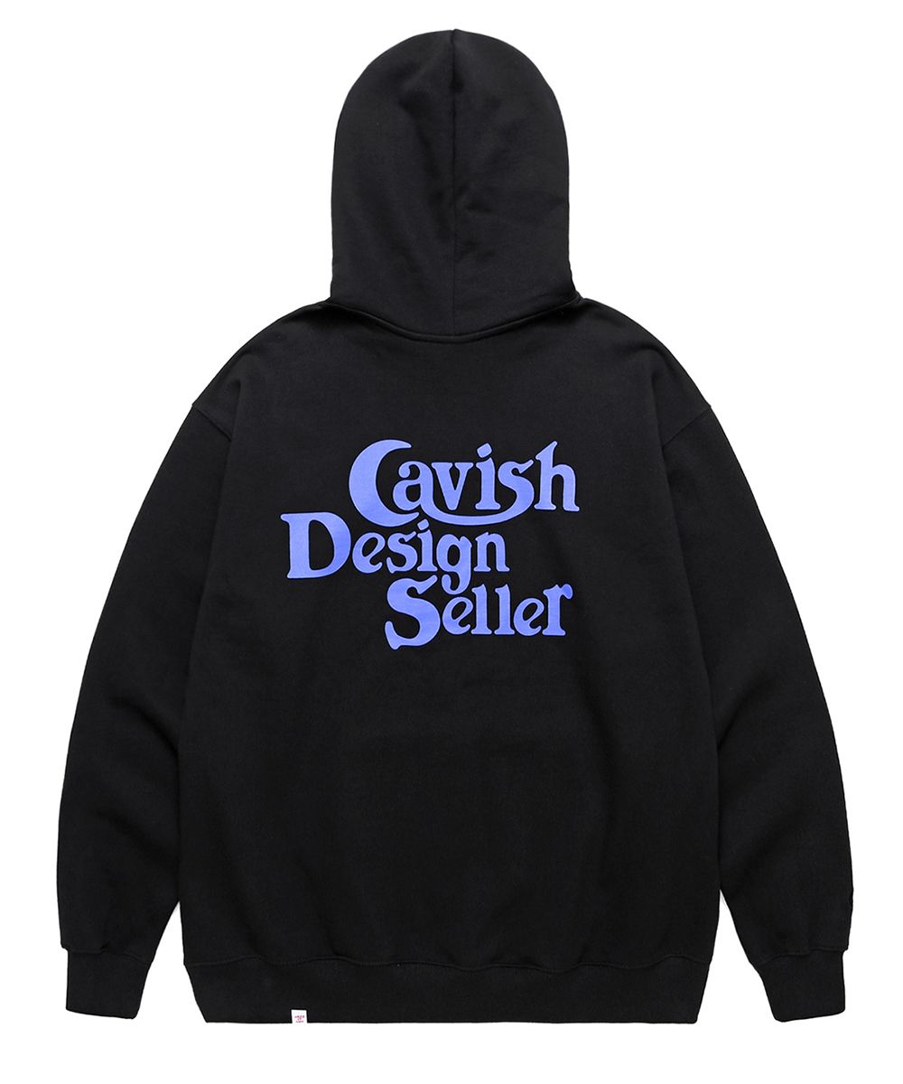 ★24SS★CAVISH★SELLER LOGO HOODIE CAVISH SELLER LOGO ZIP UP HOODIE