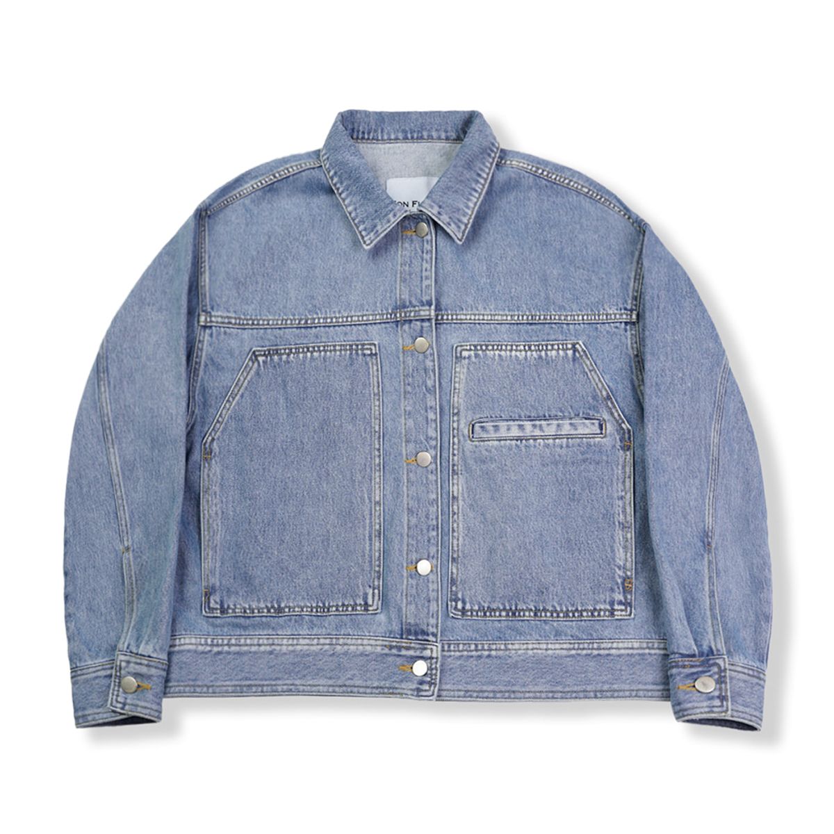 논플로어(NONFLOOR) WAVE BLUE DENIM JACKET