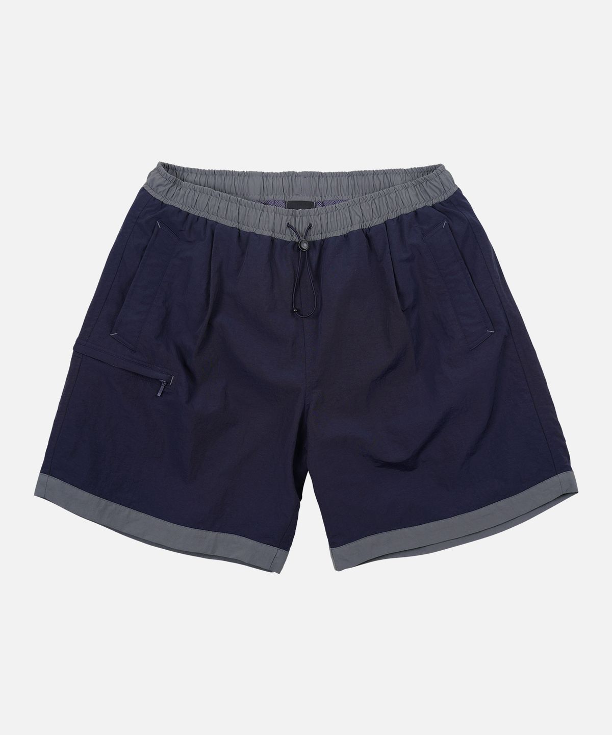 프리즘웍스(FRIZMWORKS) NYLON SET-UP TRACK SHORTS _ NAVY