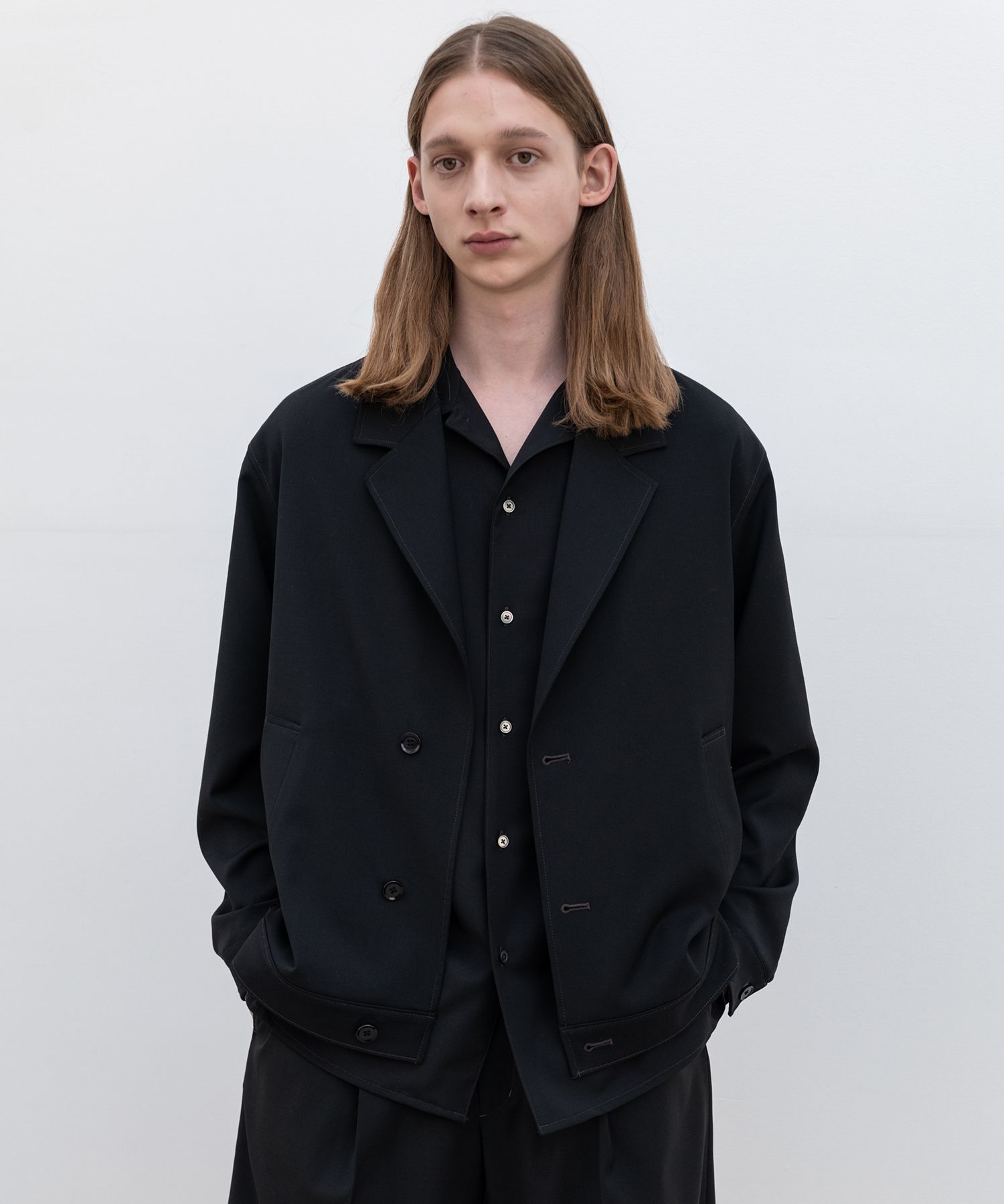 ★IN SILENCE★ Oversized wool blouson BLACK IM2B2JP04BK MUSINSA | INSILENCE OVERSIZED WOOL BLOUSON BLACK