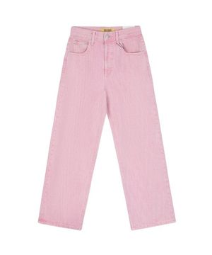 캔디핑크 피그먼트 와이드 팬츠