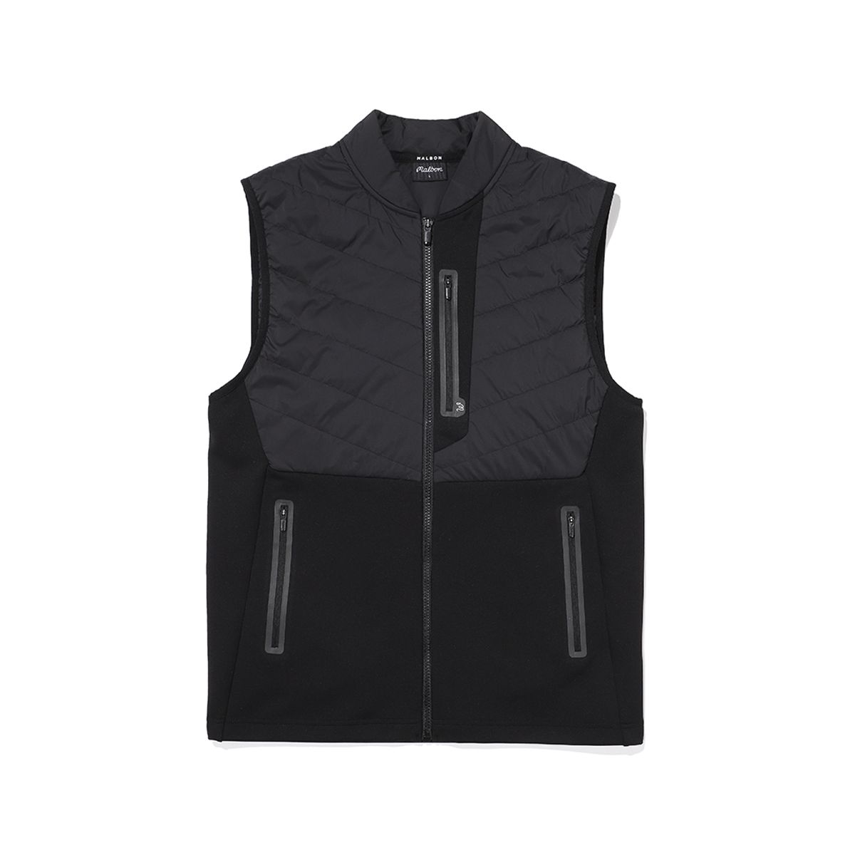 말본 골프(MALBON GOLF) 드라이버 하이브리드 패딩 베스트 BLACK (MAN)