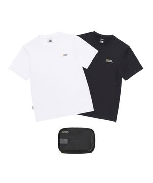 N265UPA910 유니 메이스 기능성 2PACK 반팔 티셔츠 WHITE