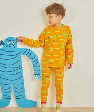 모달 Tiger상하복 set_오렌지