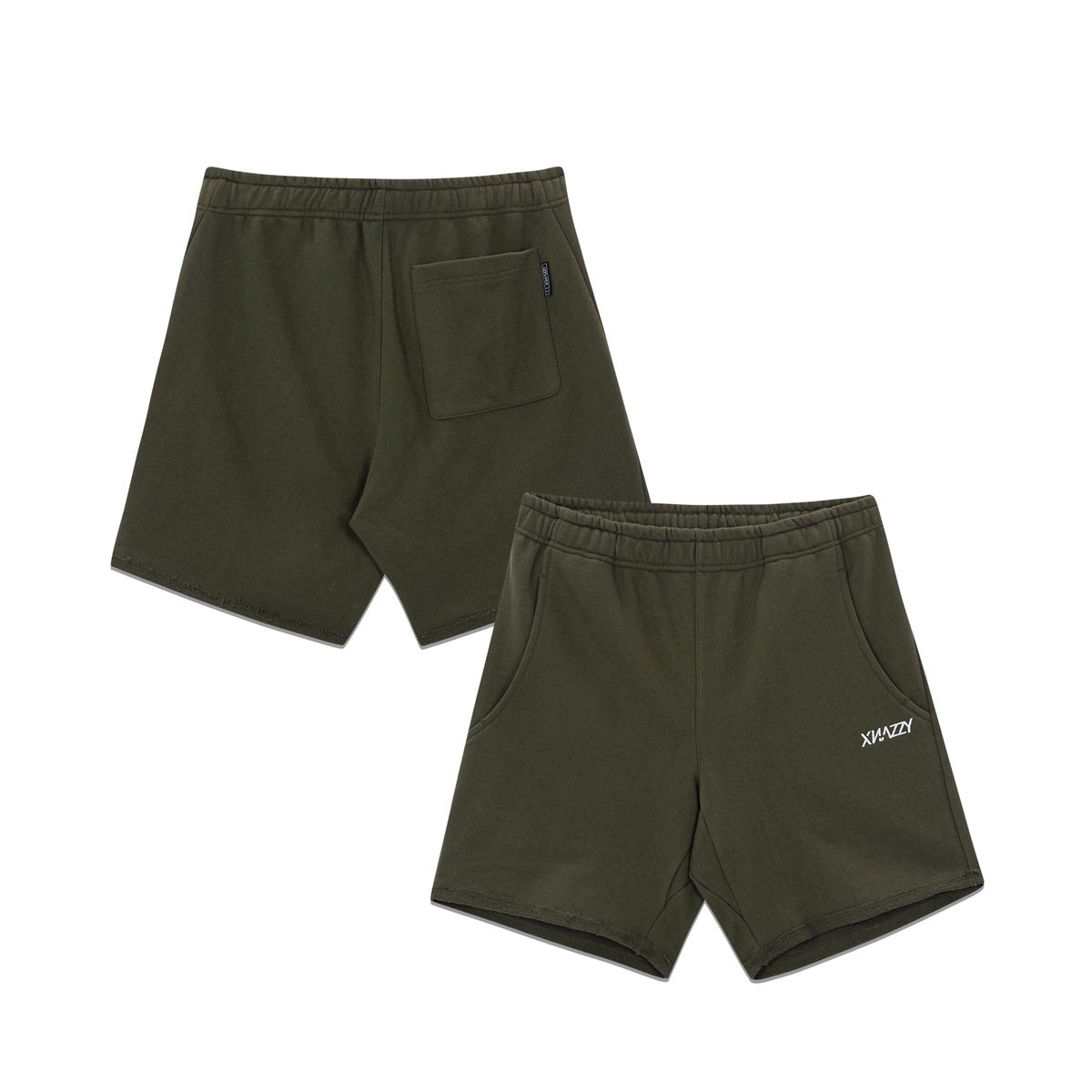 엑스네지(XNAZZY) 유틸리티 스웨트 4부팬츠 XN21FW4SPT02 [KHAKI]