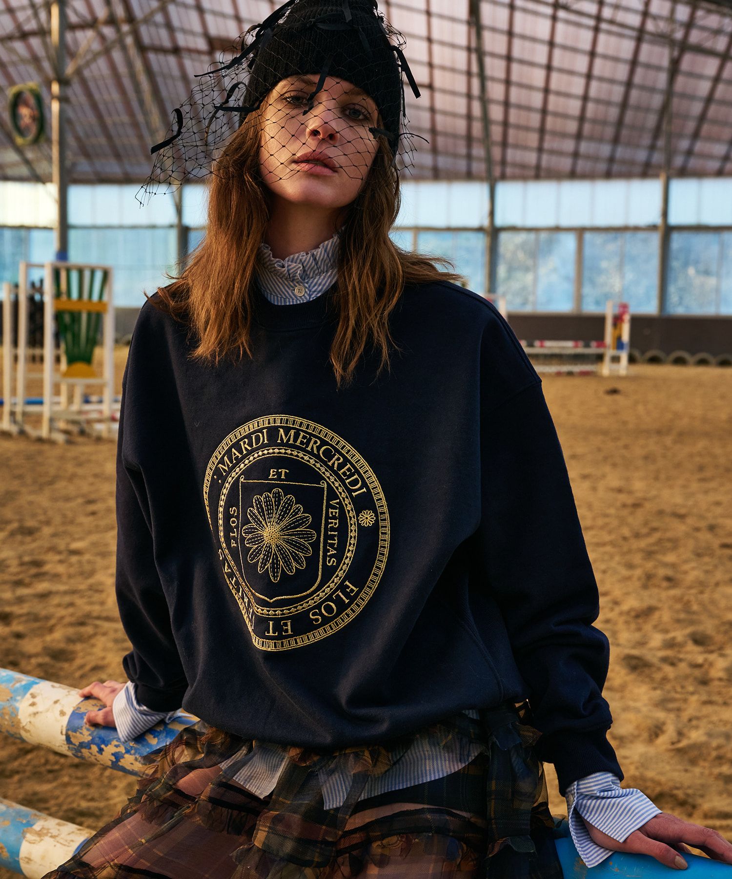 Mardi Mercredi SWEAT SHIRT UNIV スウェット Mardi Mercredi SWEAT SHIRT UNIV スウェット