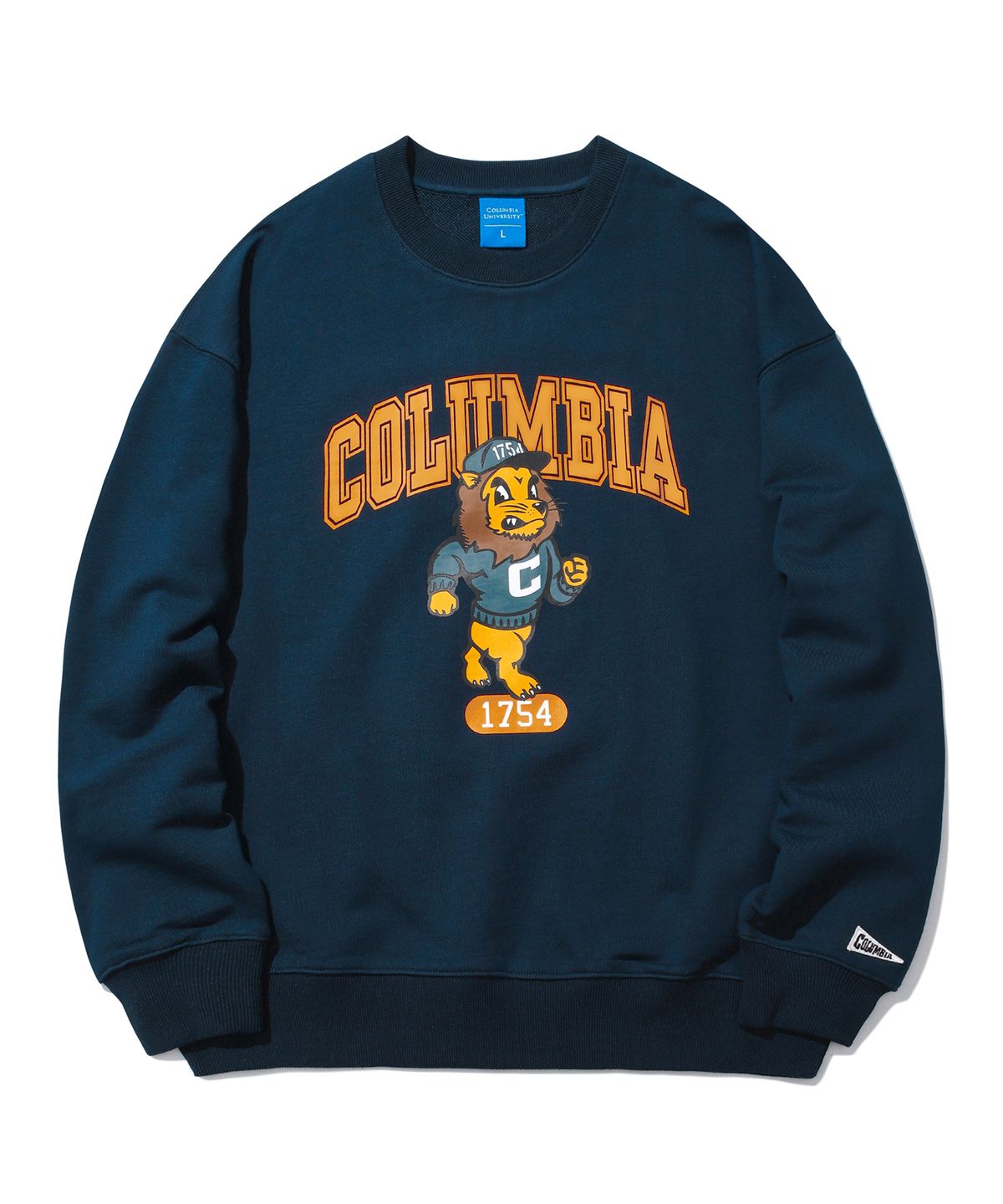 컬럼비아 유니버시티(COLUMBIA UNIVERSITY) 80S ROAR-EE RETRO SWEATSHIRTS 네이비