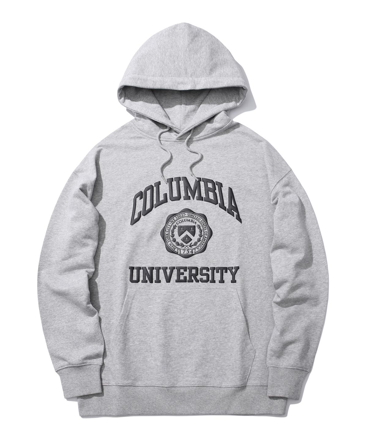 컬럼비아 유니버시티(COLUMBIA UNIVERSITY) UNIVERSITY SEAL LIGHT TERRY HOODIE 멜란지그레이