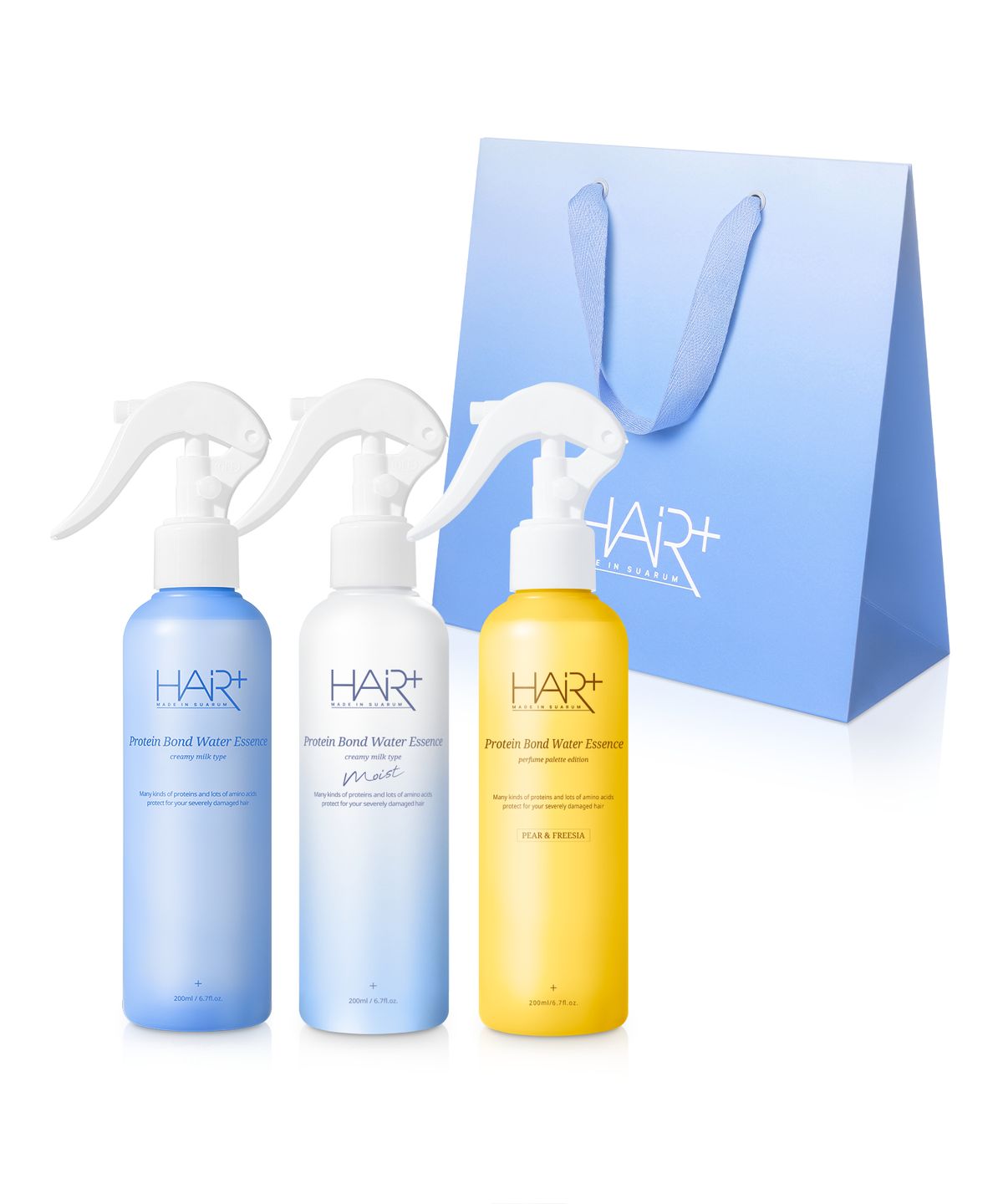 헤어플러스(HAIRPLUS) 극손상 단백질 본드 워터에센스 3종 선물세트