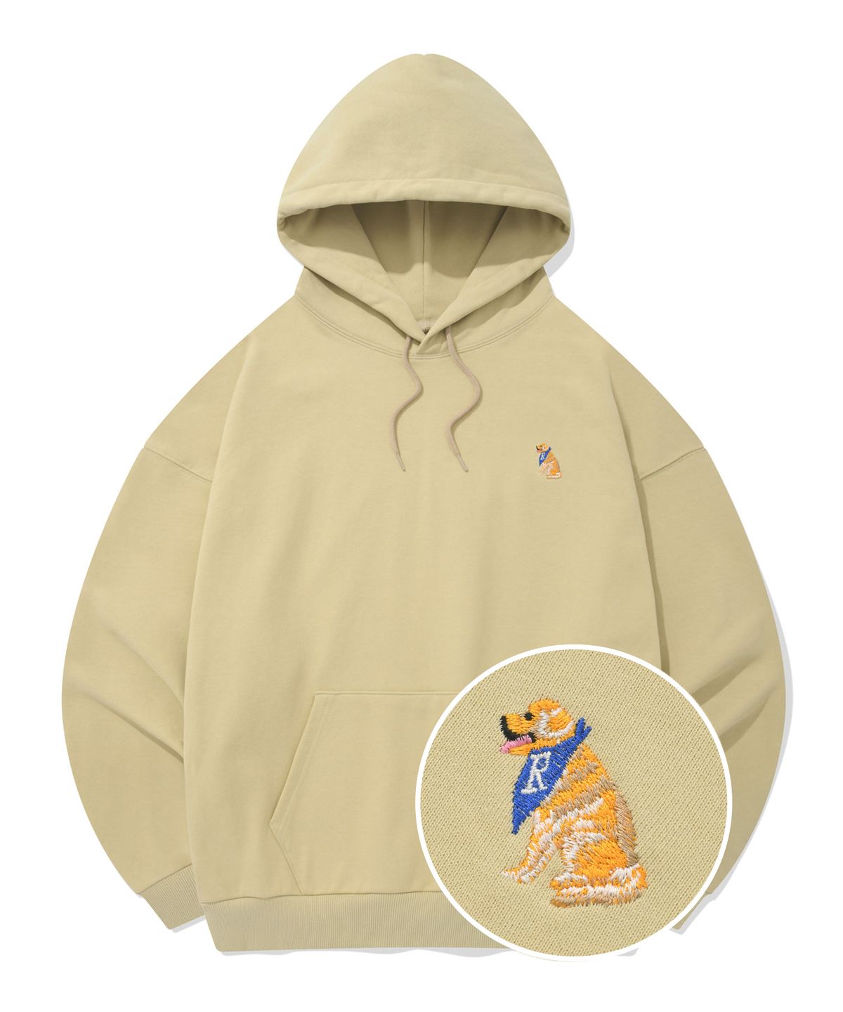 리트리버클럽(RETRIEVER CLUB) SMALL RETRIEVER HOODIE [BEIGE]