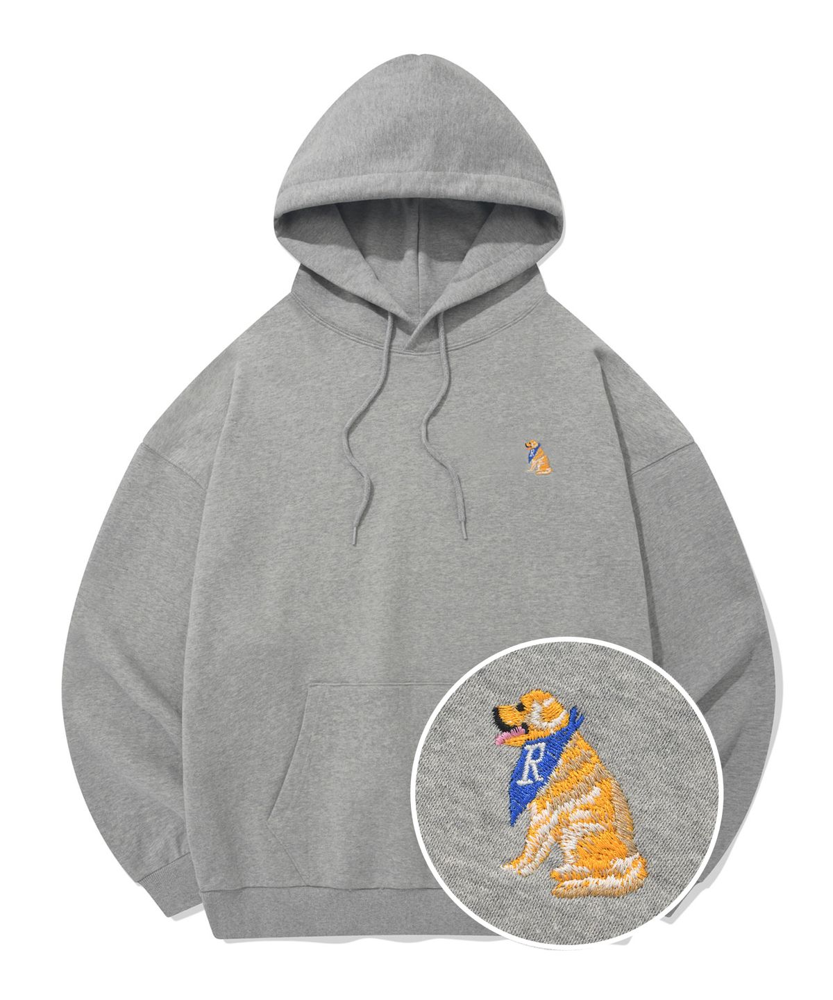 리트리버클럽(RETRIEVER CLUB) SMALL RETRIEVER HOODIE [GRAY]