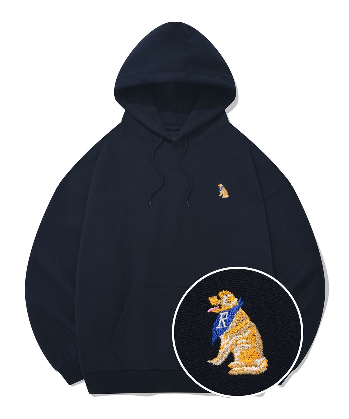 리트리버클럽(RETRIEVER CLUB) SMALL RETRIEVER HOODIE [NAVY]