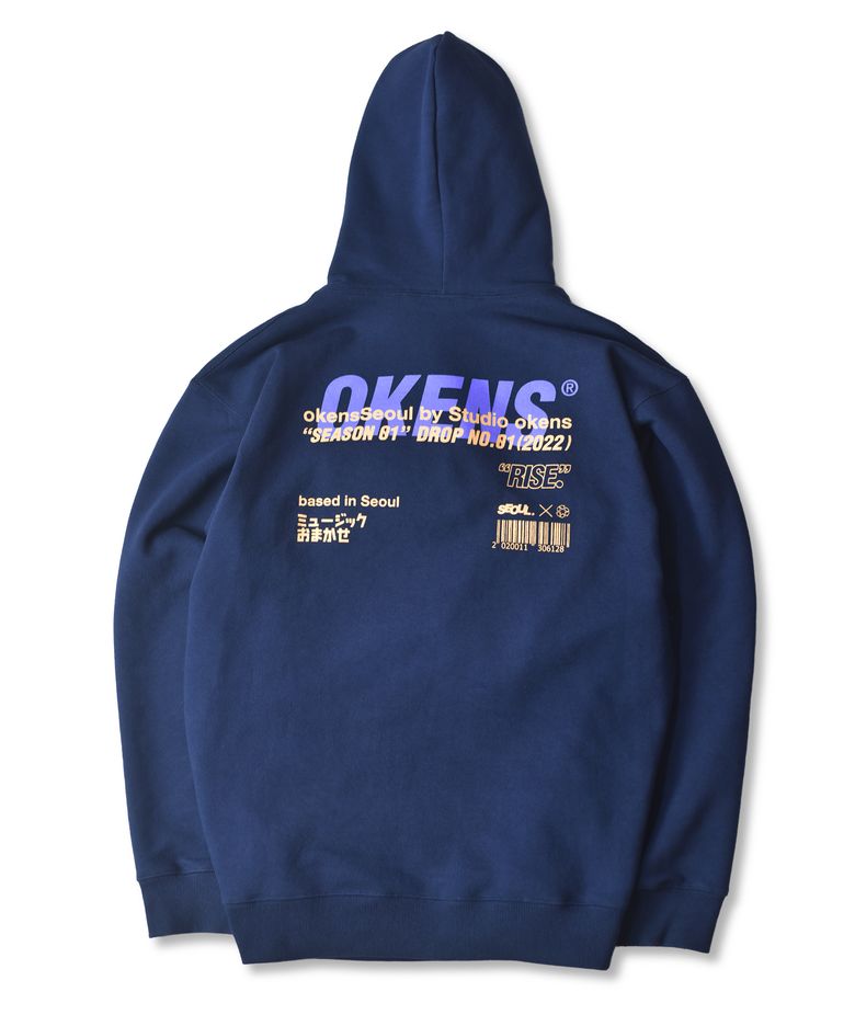 [Season 01 Drop no.01]시즌 바코드 후디 네이비(2022)