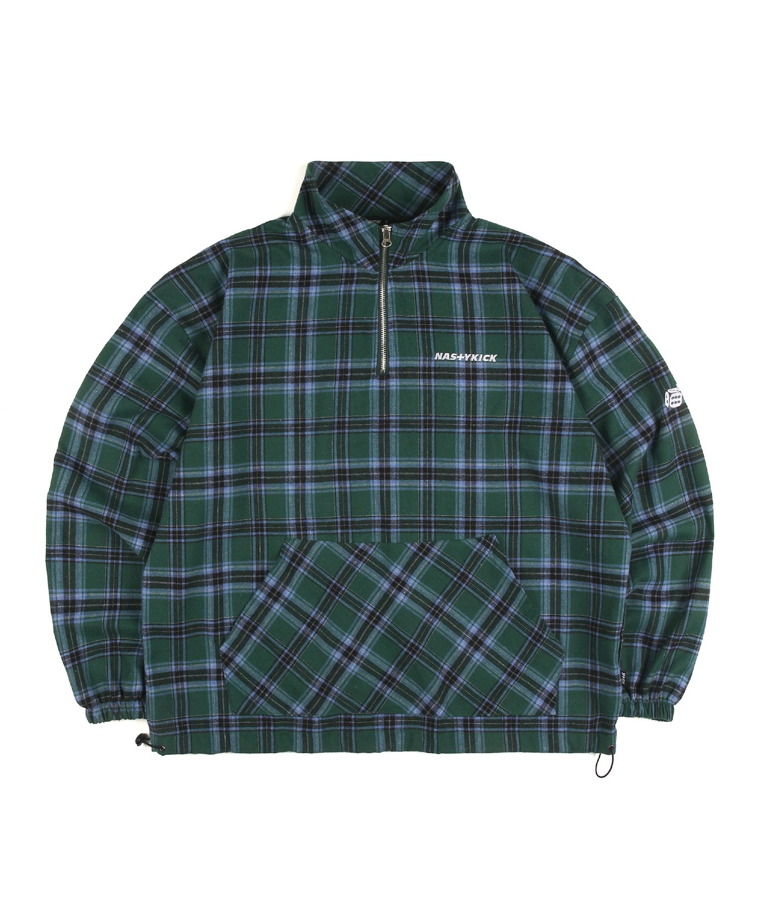 ★送料・関税込★NASTYKICK★Small Logo Check Anorak★ MUSINSA | NASTYKICK [NSTK] Small Logo Check Anorak (Green)_