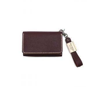 볼륨 믹스컬러 카드지갑 버건디