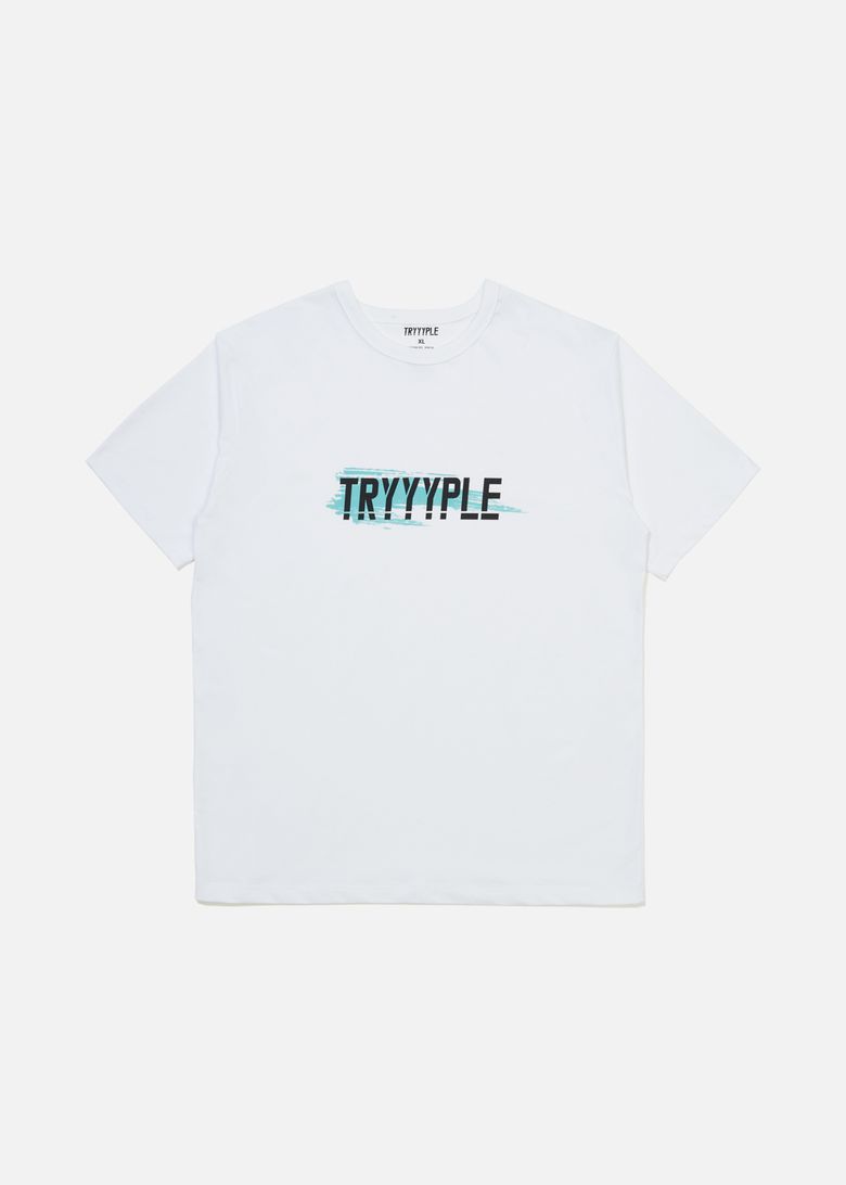 노이스 스튜디오 Focus 페인팅 머슬 반팔 티셔츠 Painting Muscle T-Shirt - 화이트