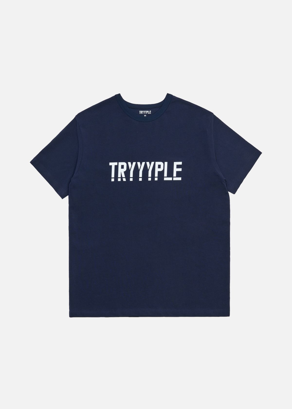 노이스스튜디오(NOICE STUDIO) 노이스 스튜디오 Focus 로고 머슬 반팔 티셔츠 Logo Muscle T-Shirt - 네이비