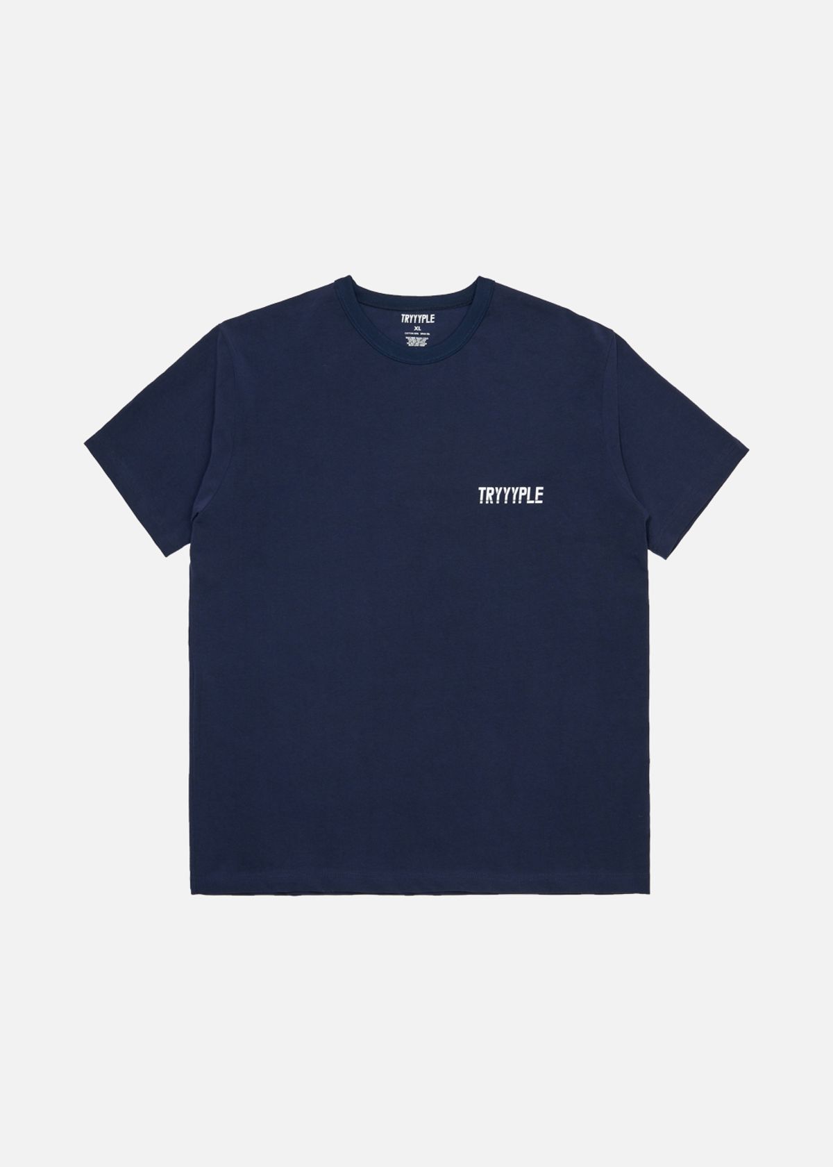 노이스스튜디오(NOICE STUDIO) 노이스 스튜디오 Focus 심플 머슬 반팔 티셔츠 Simple Muscle T-Shirt - 네이비