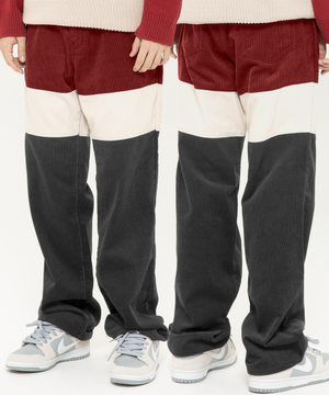 BLOCK FAM PANTS - RED