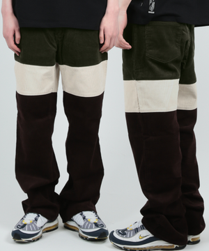 BLOCK FAM PANTS - KHAKI