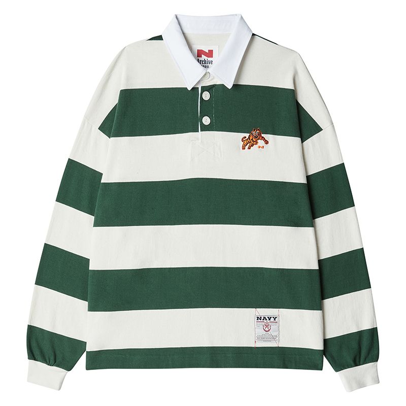 ★【Beyond Closet】★IVY LEAGUER OVERSIZE STRIPE SLEEV.E★ MUSINSA | BEYOND CLOSET [COLLECTION LINE] NEW IVY LEAGUER