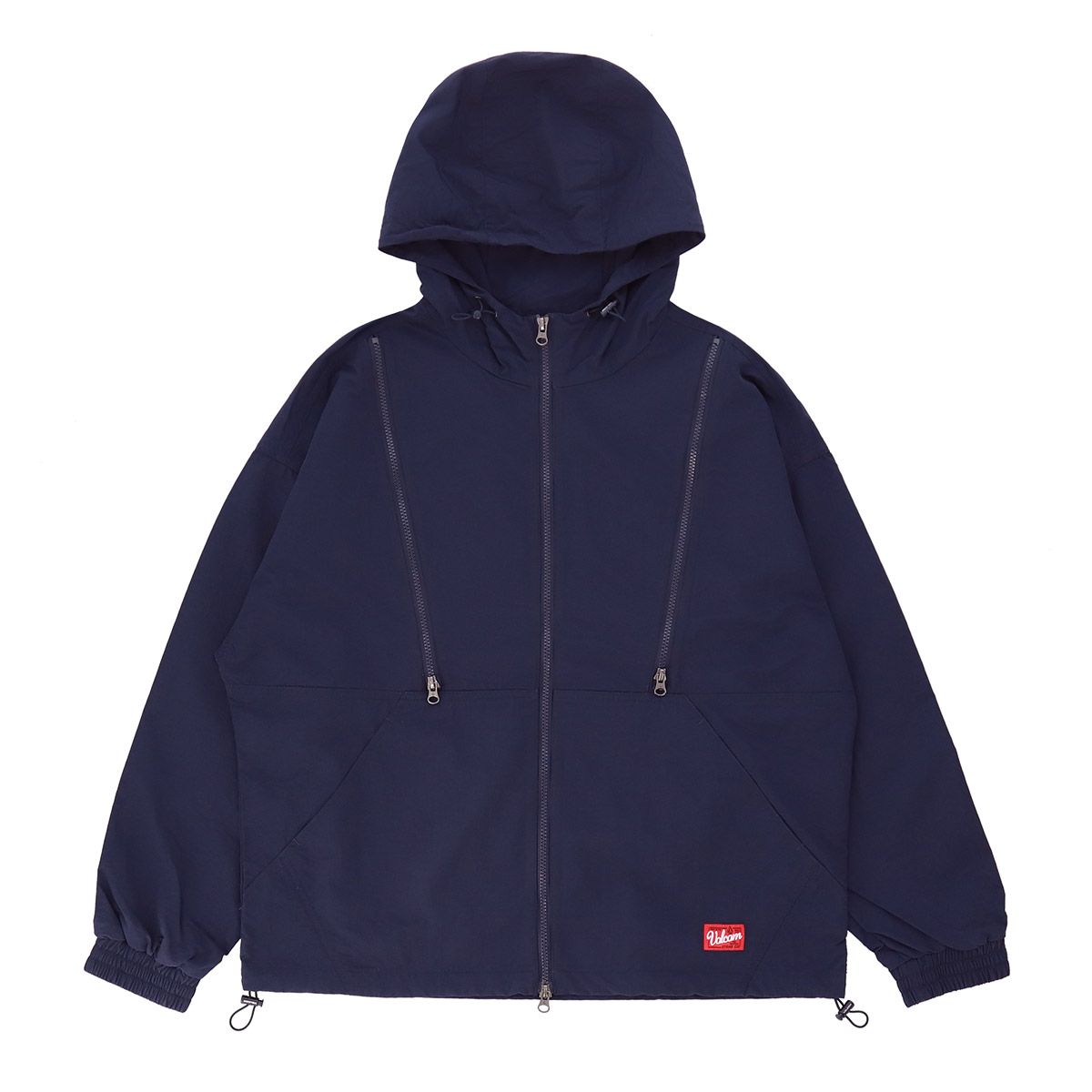 볼컴(VOLCOM) Breathable 더블지퍼 오버핏 후드자켓(네이비)