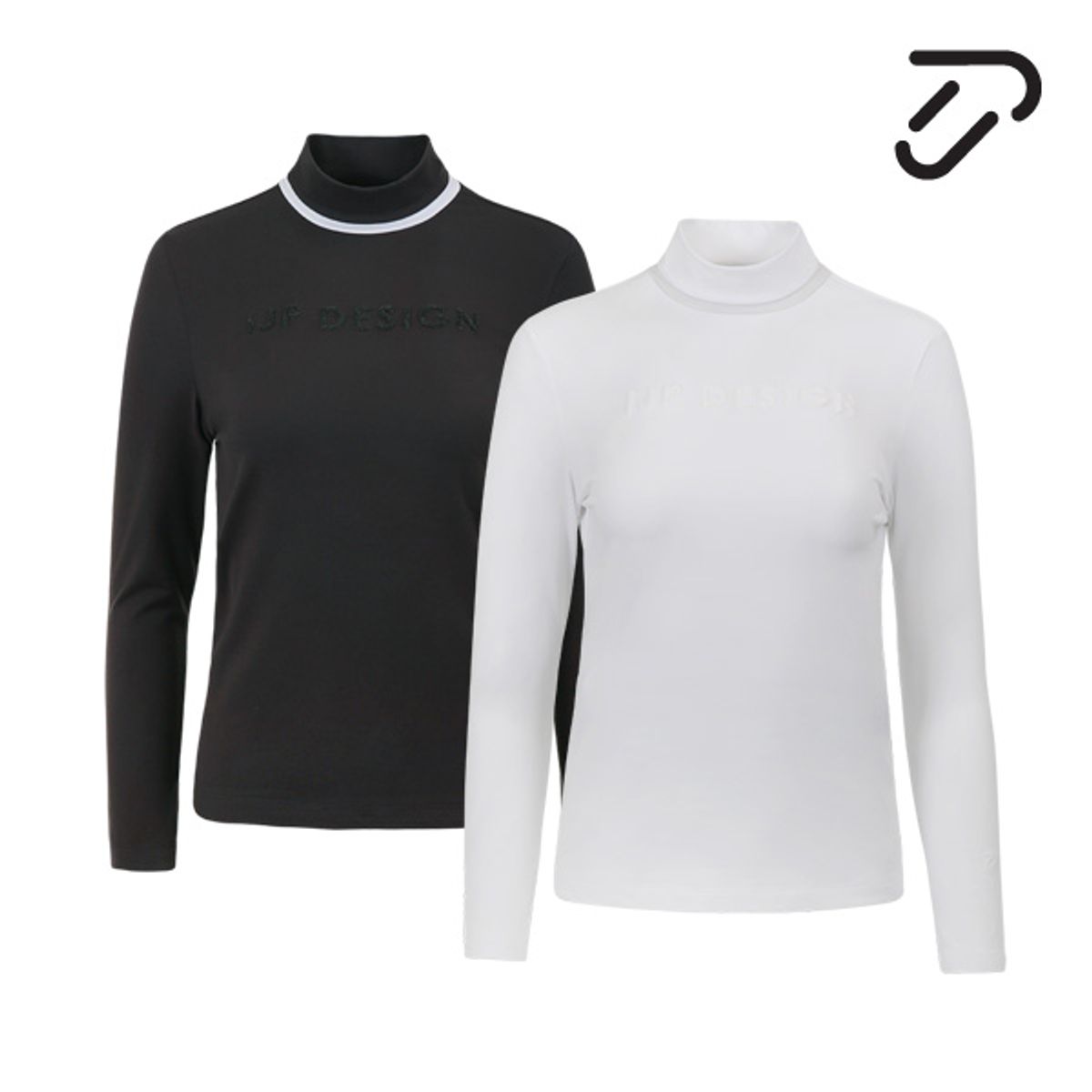 이안 폴터 디자인(IAN POULTER DESIGN) 여성 부클로고 터틀넥 골프티셔츠 - 3613-201-746
