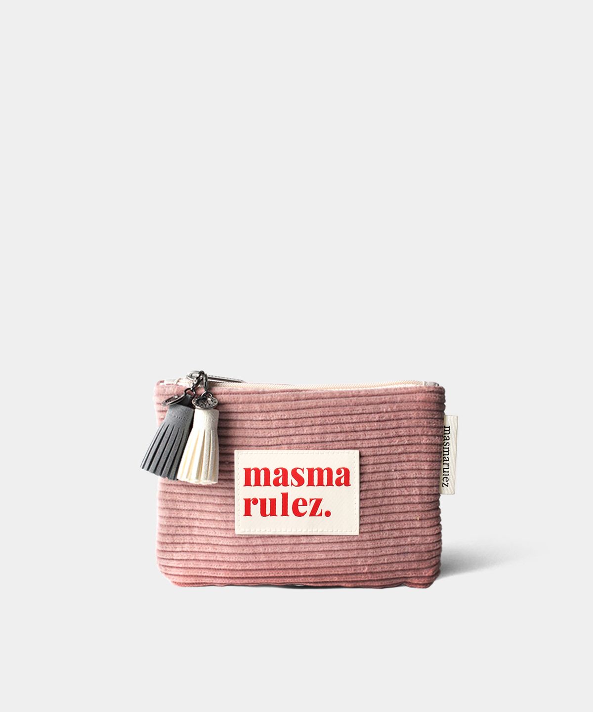 마스마룰즈(MASMARULEZ) Basic pouch _ corduroy pink