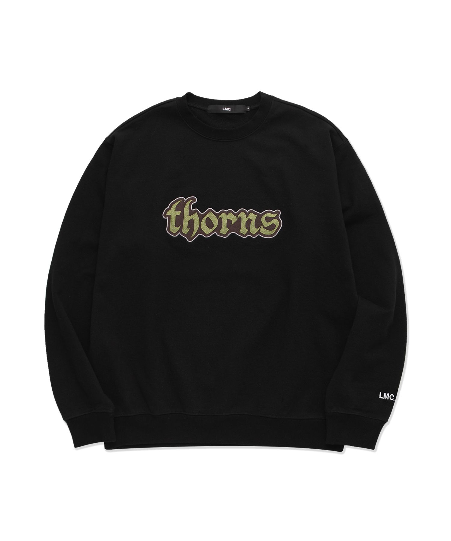 さらに100円引き◆LMC THORNS JESUS SWEATSHIRT SAINT MICHAEL | JESUS CREWNECK