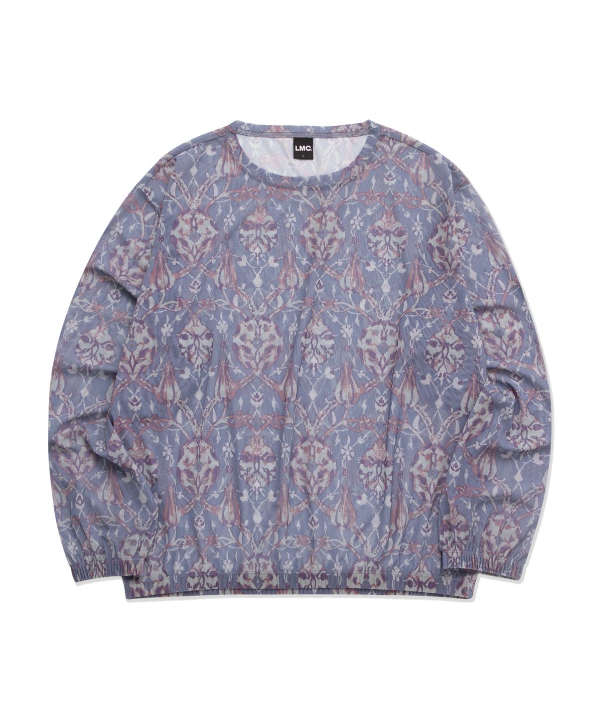 엘엠씨(LMC) LMC DAMASK MESH SWEATSHIRT dark purple