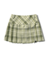 PLAID PLEATS MINI SKIRT [GREEN CHECK]
