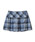PLAID PLEATS MINI SKIRT [NAVY CHECK]