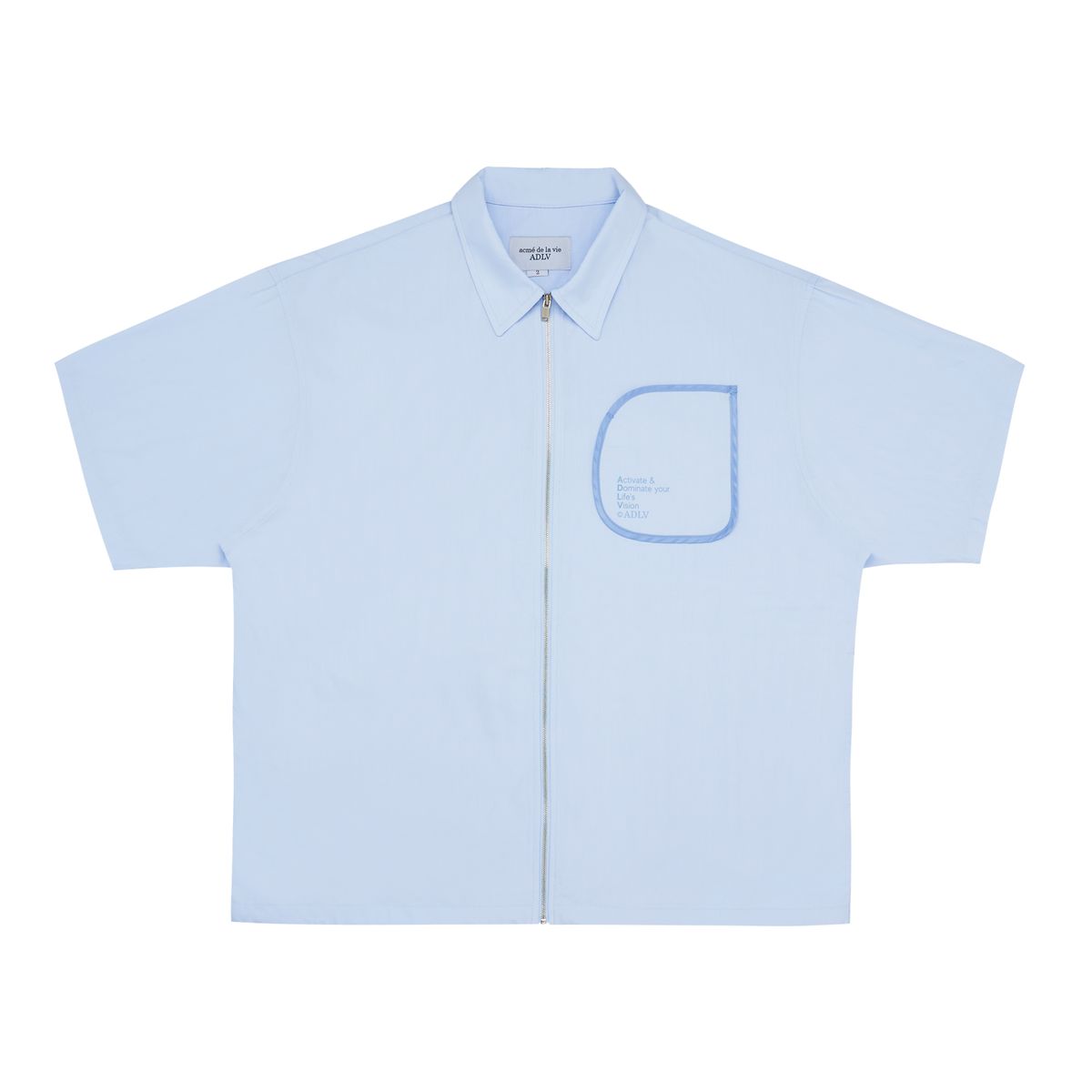 아크메드라비(ACME DE LA VIE) POCKET POINT OVERFIT SHIRT SKYBLUE