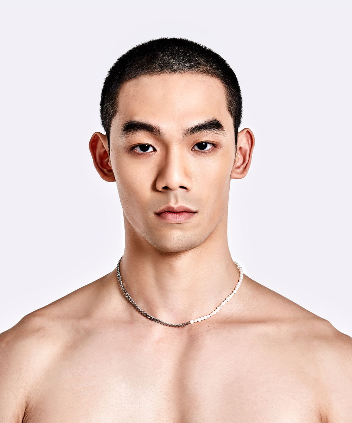 51퍼센트(51PERCENT) Half & Half Pearl necklace