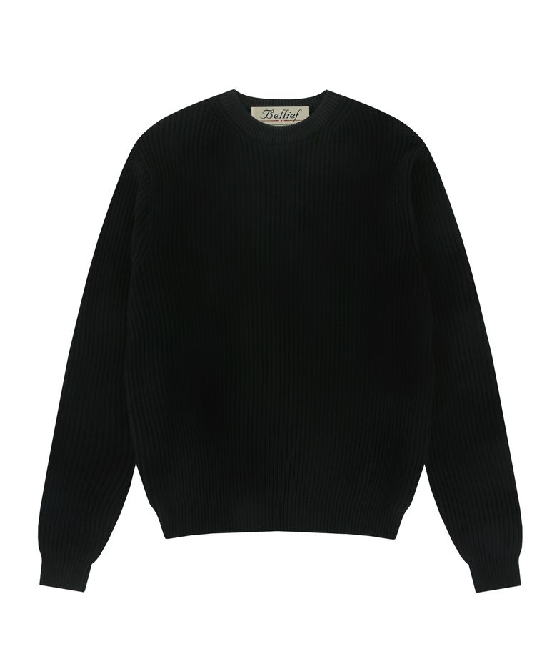 Essential Crewnrck sweater (Black)