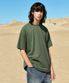 피그먼트 오버핏 반팔티셔츠 카키 FST701